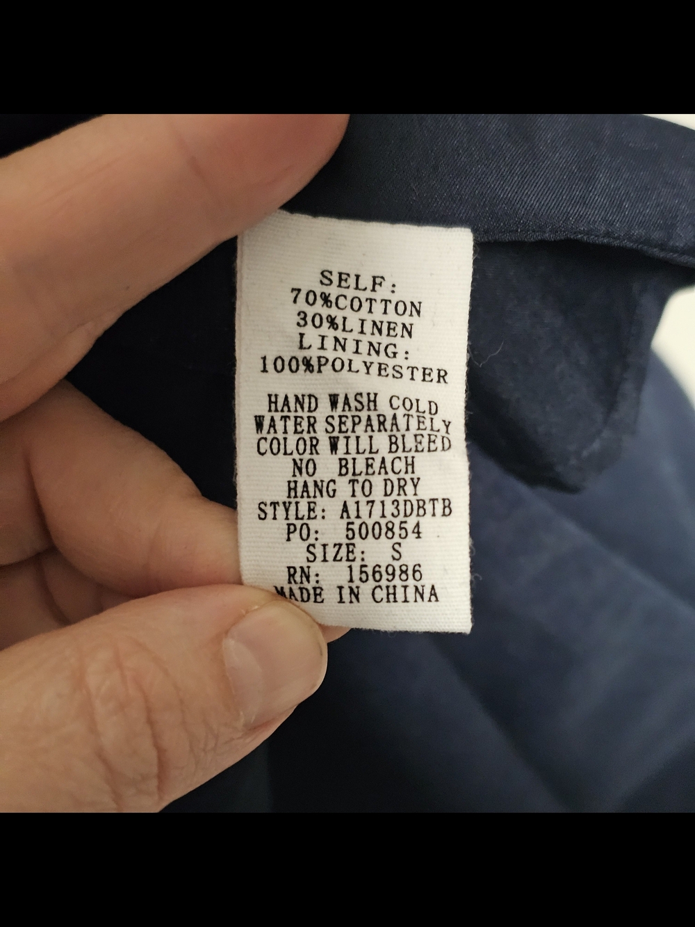 Baltic Born Navy Button-Front Midi Dress - Picture 10 of 10